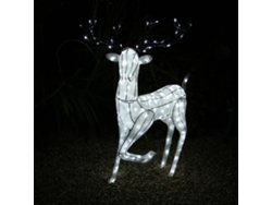 Reno Decoración de Navidad Led Ciervo Grande Iluminación de Navidad 1,2M