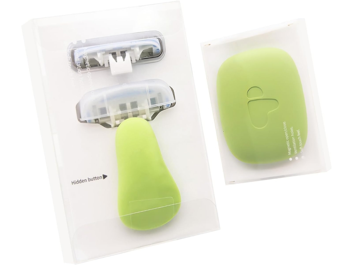 Herramienta Portátil De Depilación Para Mujeres (paquete De 1): Mango Antideslizante, Acero Inoxidable, Fácil De Usar.