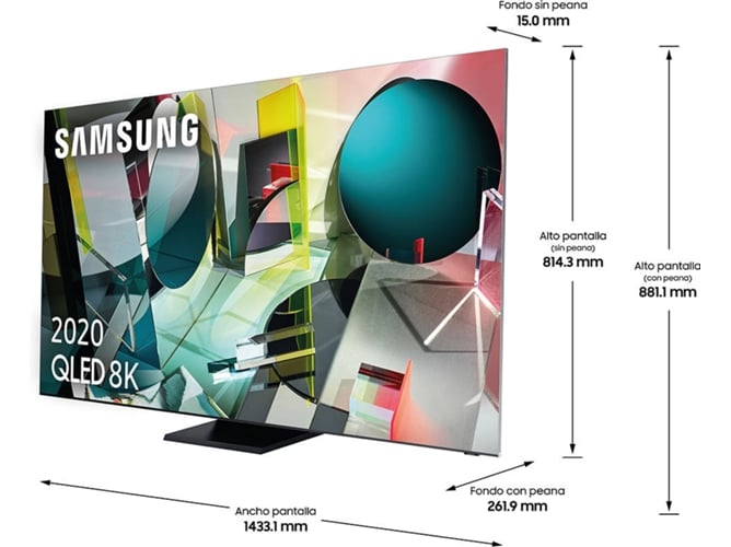 TV SAMSUNG QE65Q950TST (QLED - 65'' - 165 cm - 8K Ultra HD - Smart TV) — Antigua D