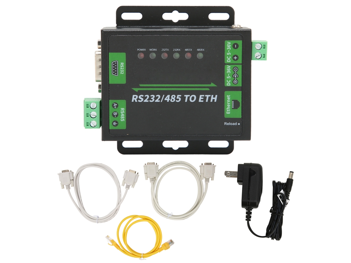 Conversor Rs232/rs485 A Ethernet Con Dobles Puertos Serie Accesorios De Computadora Industrial De Alta Velocidad