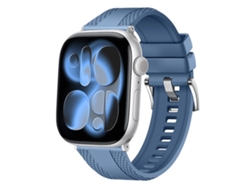 Correa para Apple Watch de 42/41/40/38 mm - Caucho de fluorocarbono con textura de diamante en ambos lados