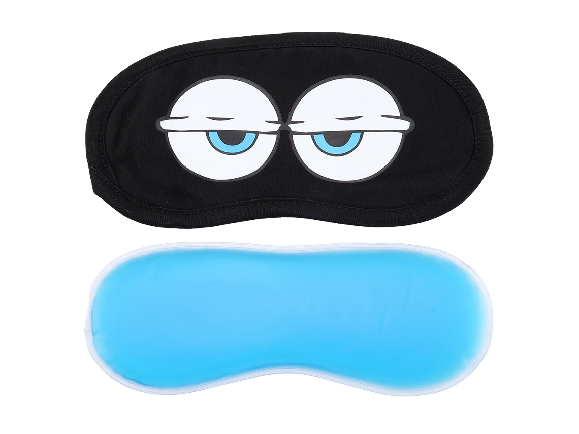 Parche para el ojo, bolsa de hielo y antifaz para dormir de dibujos animados (b)