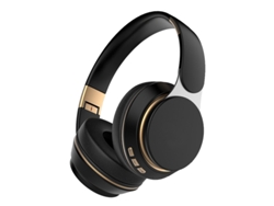 Auriculares Bluetooth (negros), Con Graves Profundos Y Cable De Audio Auxiliar Retráctil De 3,5 Mm.