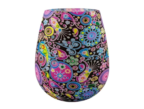 Vaso de Silicona con Motivo - Floral