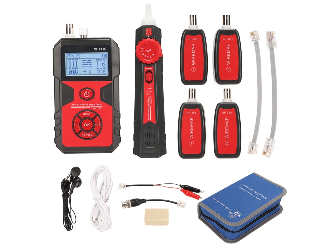 Comprobador de cables de red (mapeo, VFL)
