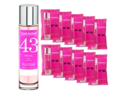 Perfume de mujer Caravan Nº43 150 ml Set de 10 Frascos Fragancia