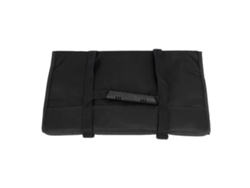 Bolsa De Herramientas Enrollable De Gran Capacidad Con Múltiples Bolsillos, Fabricada En Tela Oxford Negra Resistente.