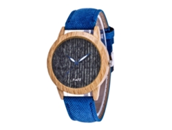 Reloj De Pulsera De Cuarzo Para Mujer, Estilo Vaquero Informal, Color Azul, Para Uso Diario.