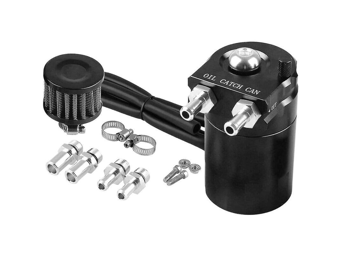 Depósito Universal De Recogida De Aceite Con Filtro De Aire Con Deflectores De 300 Ml Para Gm (negro)