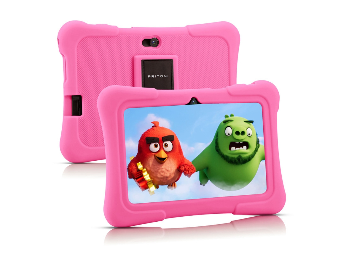 VEANXIN Tableta para niños de 7 pulgadas Quad Core WiFi Bluetooth Software educativo instalado (1GB RAM 32GB ROM)