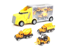 2026-coche Transportador Plástico Portátil Con Puertas Abiertas Dobles Juguete Modelo De Camión De Bomberos Para Niños