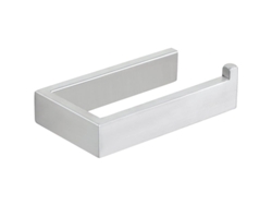 Soporte De Papel Higiénico De Pared, De Acero Inoxidable, Diseño Cuadrado, Acabado En Níquel Cepillado, Para Baño Y Cocina.