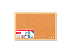 Tablero de corcho de doble cara 30 x 40 cm