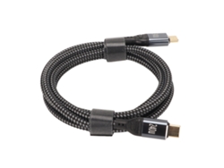 Cabo Usb C Para Usb C Pd240w Carregamento Rápido 480mbps 150cm Nylon Compatível Com Laptops Tablets Celulares