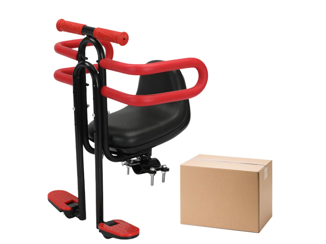 2026-asiento Delantero Para Bicicleta Para Niños Con Valla Y Apoyapiés, Asiento De Seguridad Para Niños