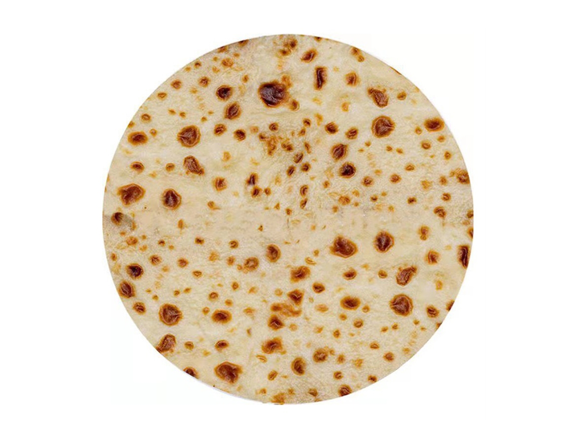 2026-manta Gigante Redonda De Burrito Tortilla Suave Y Cómoda Manta Plush Novelty Para Niños Y Adultos