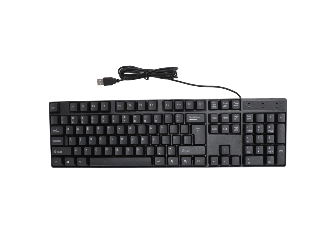 Teclado Gamer Usb Com Fio 104 Teclas Design Ergonômico Para Desktop Laptop Minority Language