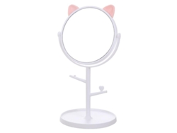 Espejo De Dormitorio Y Maquillaje Con Forma De Lindas Orejas De Gato - Blanco