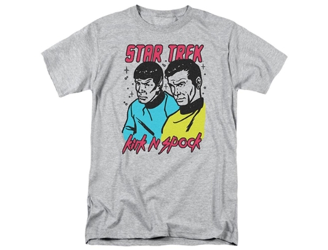 Camiseta ROCKINSTONE Star Trek Kirk N Spock Adulto (XXL)