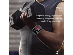 Reloj inteligente unisex con rastreador de actividad Bluetooth y monitor de presión arterial compatible con iOS y Android Ly Ebike