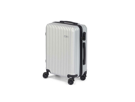 Maleta de Cabina Gris claro 38 x 57 x 23 cm Rayas BIGBUY HOME