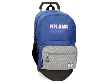 Mochila con Trolleys PEPE JEANS Darren (Azul - 33 x 44 x 17 cm)