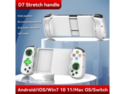 Mando inalámbrico RGB para tableta D8 Pro, joystick expandible con Bluetooth, compatible con Switch, PS3, PS4, Android e iOS, color blanco. Aeuzwr
