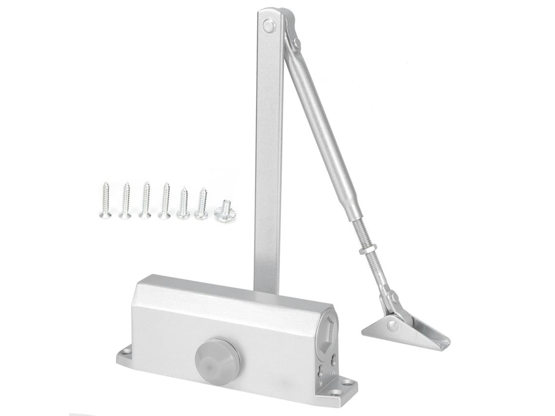 Cierrapuertas Hidráulico Con Cierre Suave De 180 Grados, Capacidad De 65 Kg, Para Puertas Interiores/exteriores.