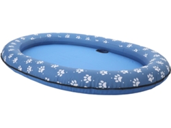 1pieza Piscina Inflable Para Plegable Y Gatos Tapete Flotante Acuático Portátil Azul