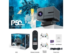 Proyector Portátil, Android 13, Wi-fi 6, Bluetooth 5.0, Hd 720p, Proyector Inteligente, Estándar Europeo.