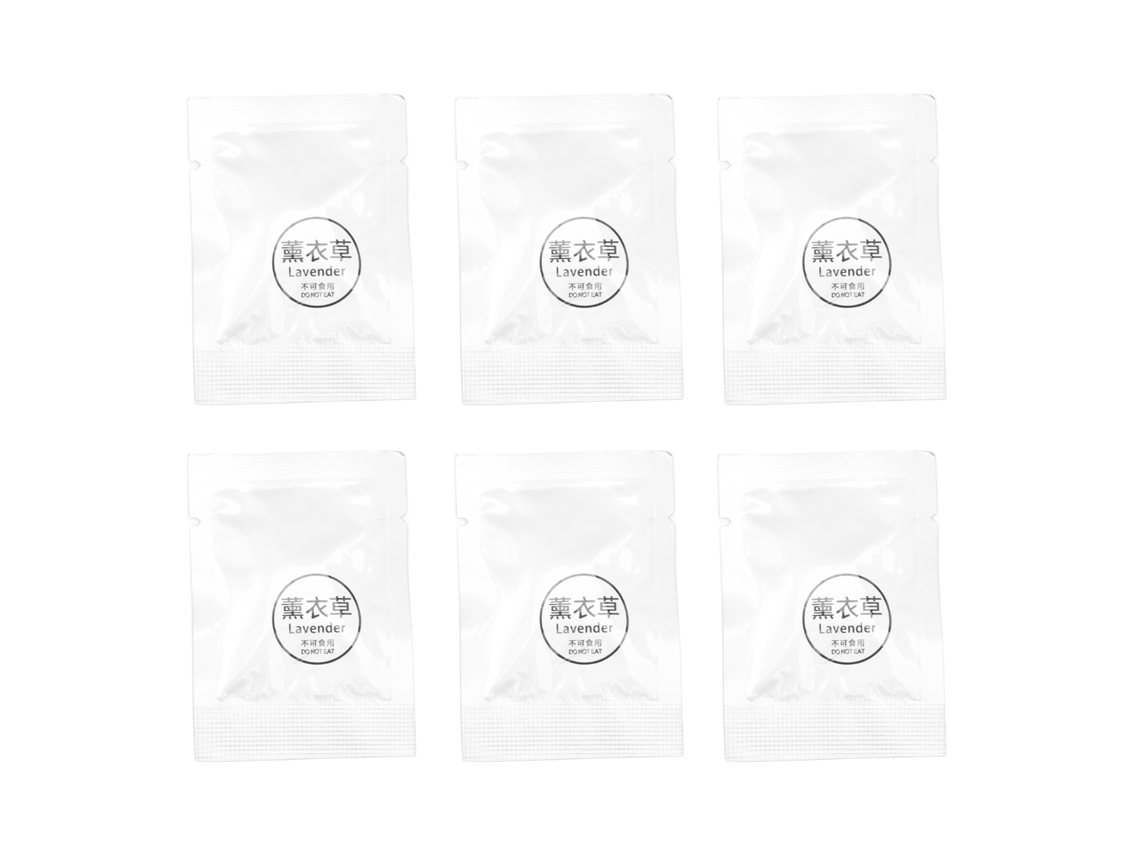 6 pastillas de recambio para ambientador de coche con aroma a lavanda.