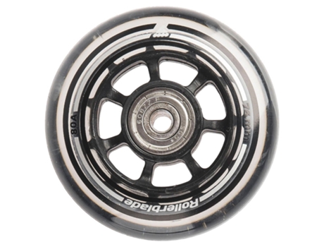 76/80A Packsg56 Mm Sp 8 Units Prateadorollerblade