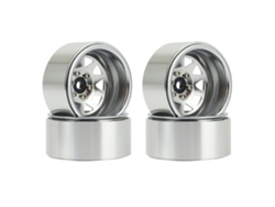 Ruedas De Aleación De Aluminio Beadlock 2.2in Hub 4pcs Para Trax4 Scx10 90046 Axi03007 Coche Rc 1/10