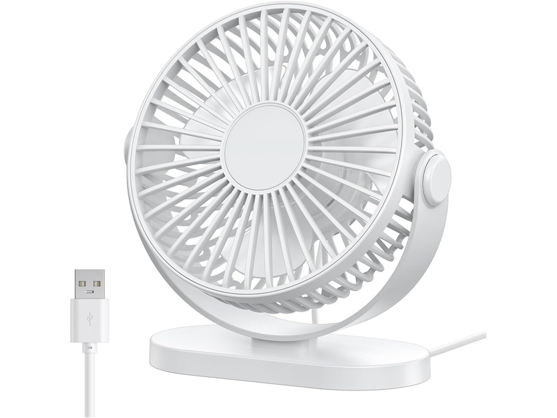 Ventilador 3 V Ajustable Portátil Silencioso Portátil