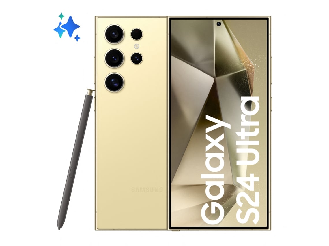 Smartphone Galaxy S24 Ultra 1 Tb Amarillo Reacondicionado Señales De Uso
