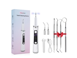 Irrigador dental ultrasónico con 5 luces LED, 9 niveles de intensidad y recargable. Mdug (tipo B)