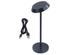 Lámpara de escritorio LED minimalista moderna con protección ocular, recargable por USB, IP54, luz de lectura ergonómica para sala de estar