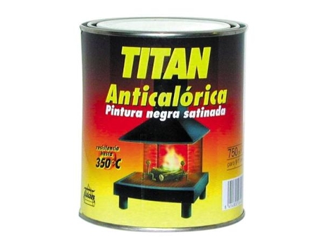Pintura anticalorica negra titan 750ml