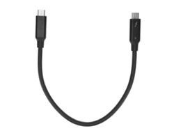 Cable De Datos Usb-c De Alta Velocidad De 40 Gbps Y 100 W, 0,3 M, Compatible Con Thunderbolt 3 Para Dell Xps13 Y Macbook Pro.