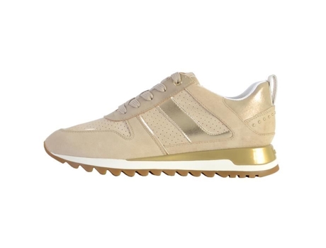 Zapatillas de Mujer GEOX Piel Dorado (40)