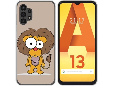 Carcasa para Samsung Galaxy A13 4G TUMUNDOSMARTPHONE Dibujos Leon Multicolor