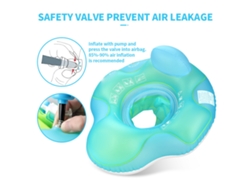 Flotador Inflable Para Bebé Swimbobo Para Niños Y Niñas De 2-6 Años Con Asiento De Malla Y Bomba De Aire