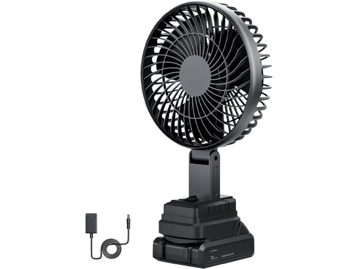 Ventilador De Camping, Ventilador De Escritorio A Pilas | Soplador De Aire Inalámbrico Para Golf Y Playa