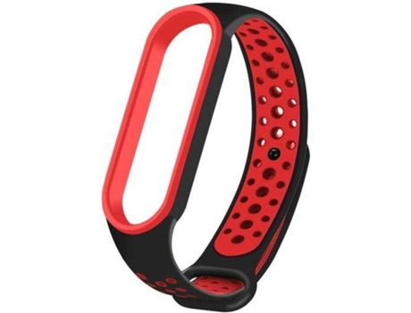 Correa Xiaomi Mi Band 6, Mi Smart Band 6 G4M Negro, Rojo