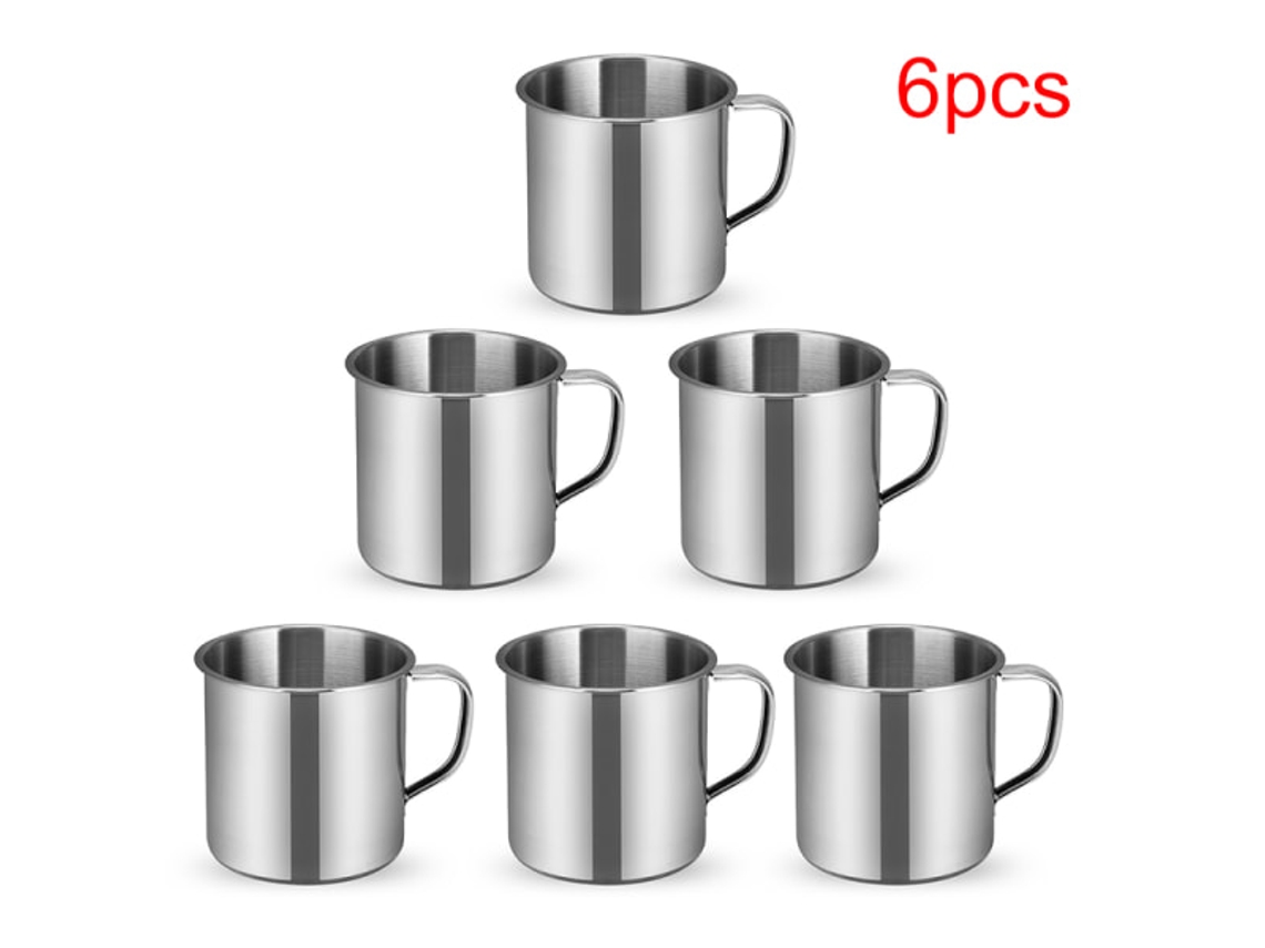 Piezas para tazas de té de acero inoxidable Jortmrd para acampar al aire libre y senderismo