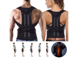 Soporte De Corrección De Postura De Espalda Correa Lumbar Estabilizador De Busto Circunferencia 90-105 Cm CHRUI