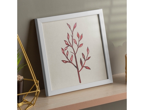 Póster NACNIC de Flores y Naturaleza. Cuadrada Ramita de Mi Amor, Ilustrada con Dibujos A Color.