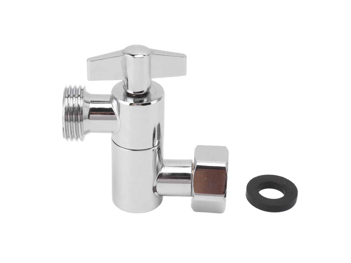 Adaptador de ángulo de ducha universal de cobre de 135°, extensor de mano para baño