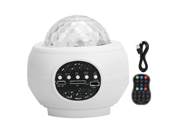Proyector De Luz Nocturna Led Multicolor Con Efecto De Cielo Estrellado, Bluetooth Y Control Remoto Usb De 5 V.