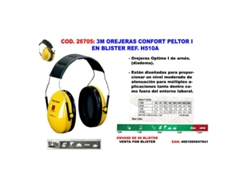 3m protector auditivo orejera snr 27 98 db confort peltor  h510a